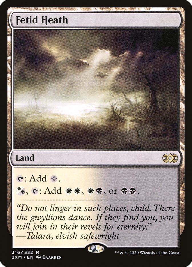 Magic | Fetid Heath [Double Masters] | The Nerd Merchant