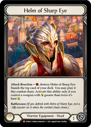 Flesh and Blood TCG | Helm of Sharp Eye [EVR053] (Everfest)  1st Edition Normal | The Nerd Merchant