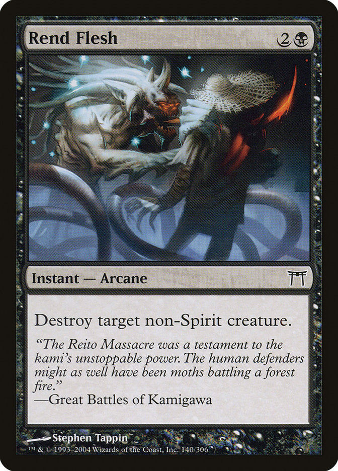 Magic | Rend Flesh [Champions of Kamigawa] | The Nerd Merchant