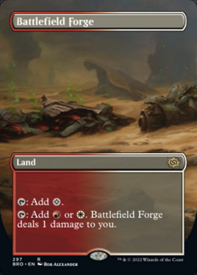 Magic | Battlefield Forge (Borderless Alternate Art) [The Brothers' War] | The Nerd Merchant