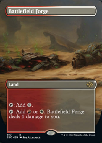 Magic | Battlefield Forge (Borderless Alternate Art) [The Brothers' War] | The Nerd Merchant