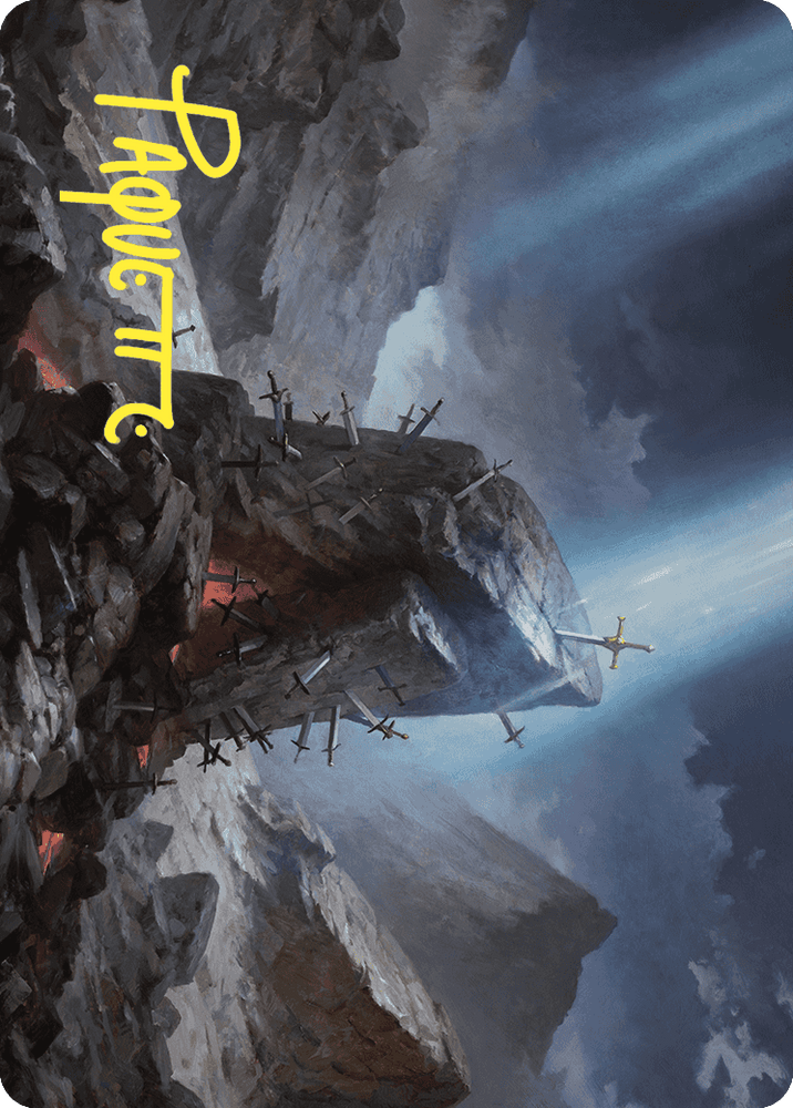 Magic | The Irencrag Art Card (Gold-Stamped Signature) [Wilds of Eldraine Art Series] | The Nerd Merchant