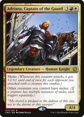 Magic | Adriana, Captain of the Guard [Conspiracy: Take the Crown] | The Nerd Merchant