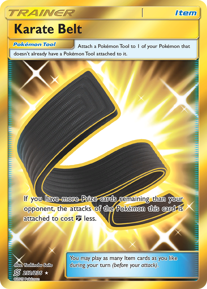 Pokemon | Karate Belt (252/236) [Sun & Moon: Unified Minds] | The Nerd Merchant