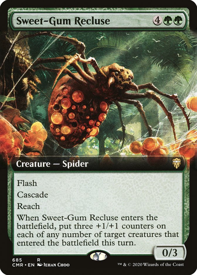 Magic | Sweet-Gum Recluse (Extended Art) [Commander Legends] | The Nerd Merchant