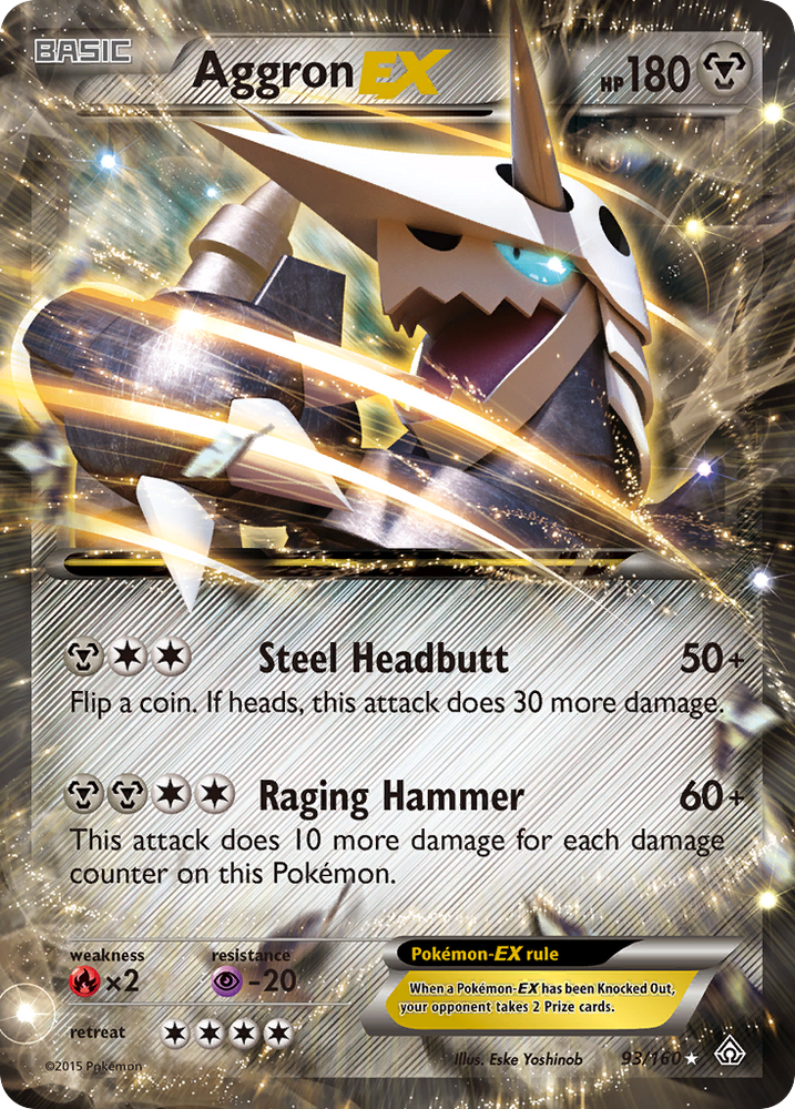 Pokemon | Aggron EX (93/160) [XY: Primal Clash] | The Nerd Merchant