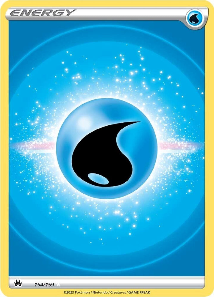 Pokemon | Water Energy (154/159) (Texture Full Art) [Sword & Shield: Crown Zenith] | The Nerd Merchant