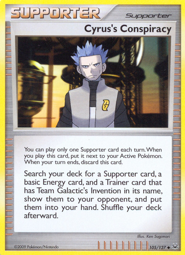 Pokemon | Cyrus's Conspiracy (105/127) [Platinum: Base Set] | The Nerd Merchant