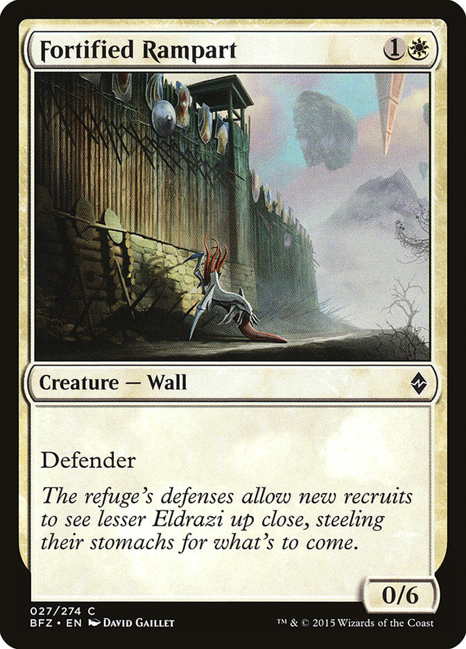 Magic | Fortified Rampart [Battle for Zendikar] | The Nerd Merchant