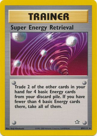 Pokemon | Super Energy Retrieval (89/111) [Neo Genesis Unlimited] | The Nerd Merchant