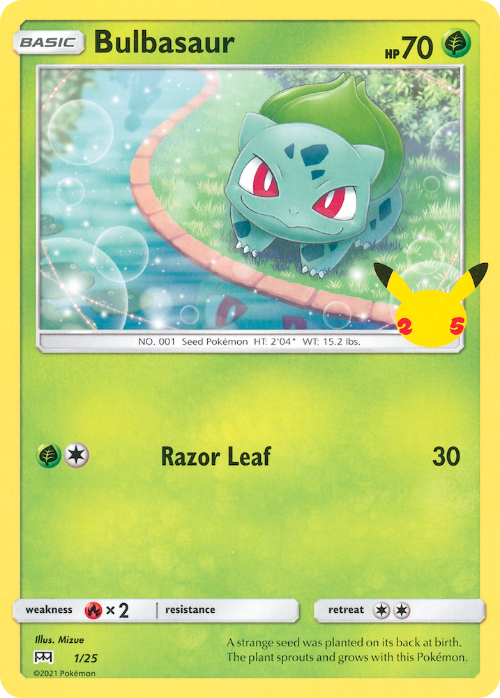 Pokemon | Bulbasaur (1/25) [McDonald's 25th Anniversary] | The Nerd Merchant