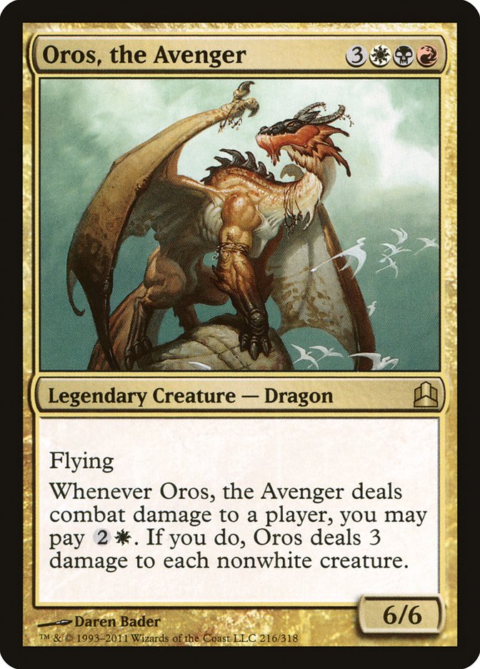 Magic | Oros, the Avenger [Commander 2011] | The Nerd Merchant