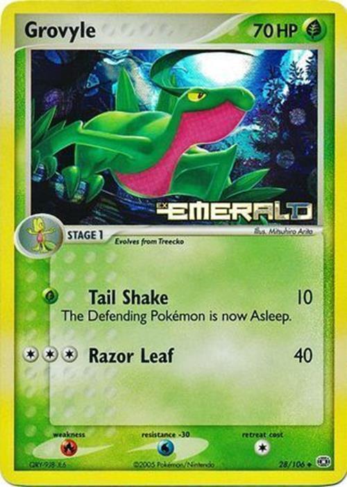 Pokemon | Grovyle (28/106) (Stamped) [EX: Emerald] | The Nerd Merchant