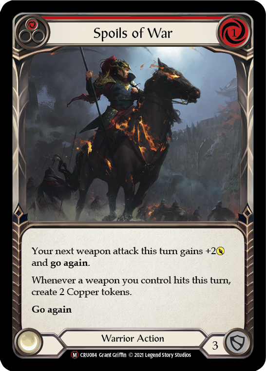 Flesh and Blood TCG | Spoils of War [U-CRU084] (Crucible of War Unlimited)  Unlimited Normal | The Nerd Merchant