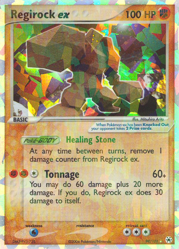Pokemon | Regirock ex (98/101) [EX: Hidden Legends] | The Nerd Merchant