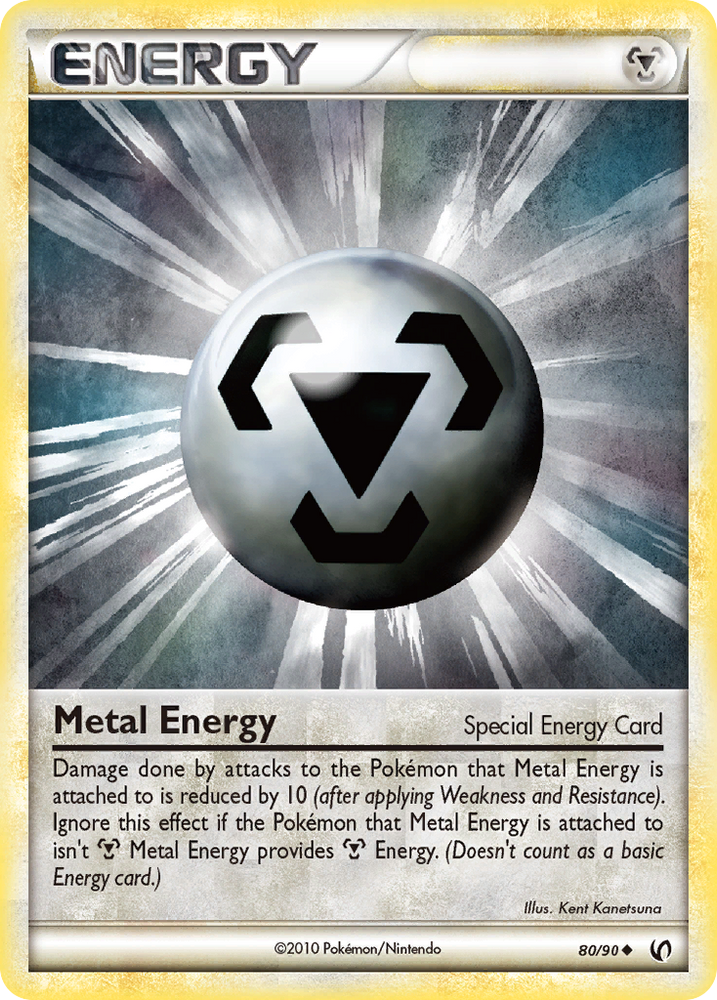 Pokemon | Metal Energy (80/90) [HeartGold & SoulSilver: Undaunted] | The Nerd Merchant