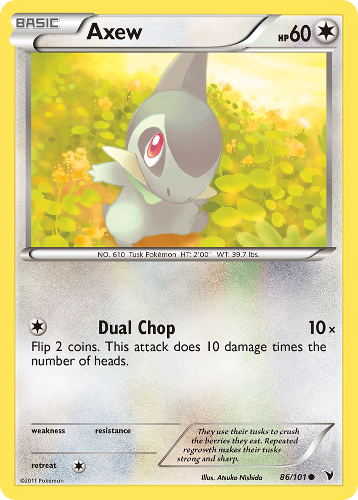 Pokemon | Axew (86/101) [Black & White: Noble Victories] | The Nerd Merchant