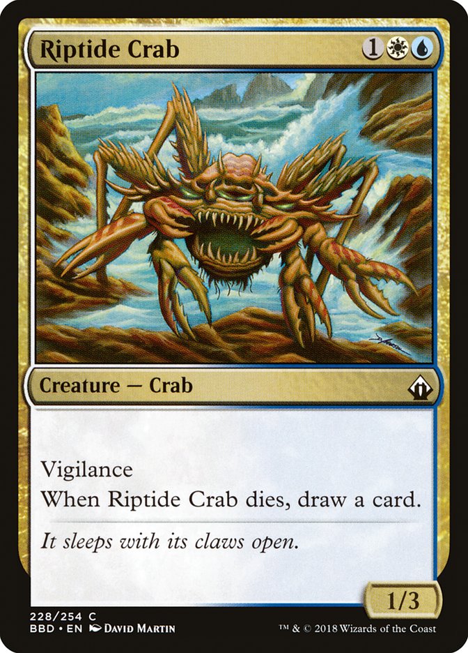 Magic | Riptide Crab [Battlebond] | The Nerd Merchant