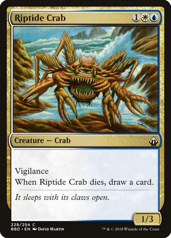 Magic | Riptide Crab [Battlebond] | The Nerd Merchant