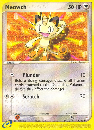 Pokemon | Meowth (42/95) [EX: Team Magma vs Team Aqua] | The Nerd Merchant