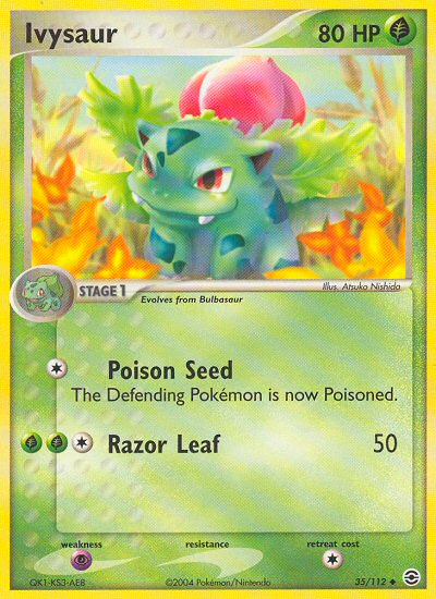 Pokemon | Ivysaur (35/112) [EX: FireRed & LeafGreen] | The Nerd Merchant