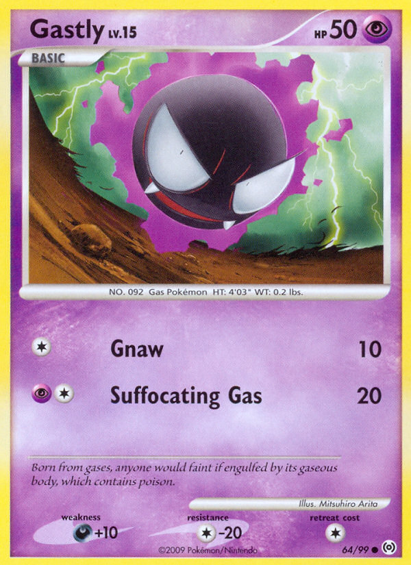 Pokemon | Gastly (64/99) [Platinum: Arceus] | The Nerd Merchant