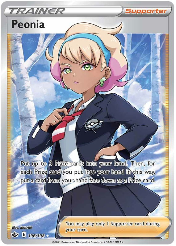 Pokemon | Peonia (196/198) [Sword & Shield: Chilling Reign] | The Nerd Merchant