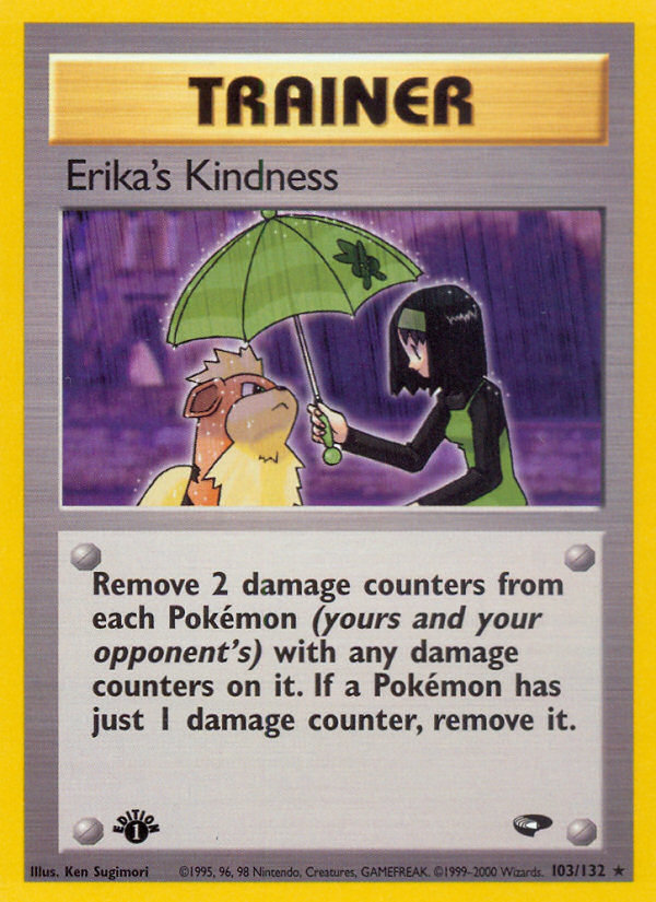 Pokemon | Erika's Kindness (103/132) [Gym Challenge 1st Edition] | The Nerd Merchant