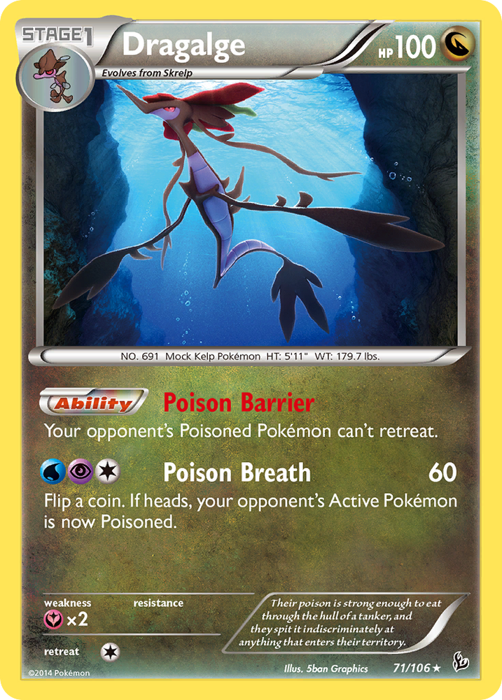 Pokemon | Dragalge (71/106) [XY: Flashfire] | The Nerd Merchant
