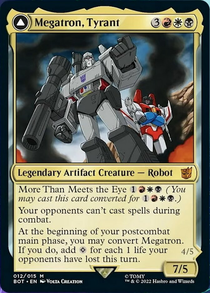 Magic | Megatron, Tyrant // Megatron, Destructive Force [Transformers] | The Nerd Merchant