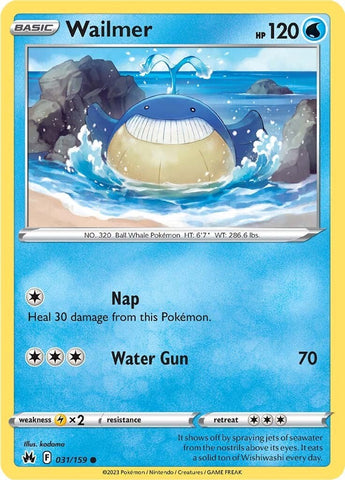 Pokemon | Wailmer (031/159) [Sword & Shield: Crown Zenith] | The Nerd Merchant