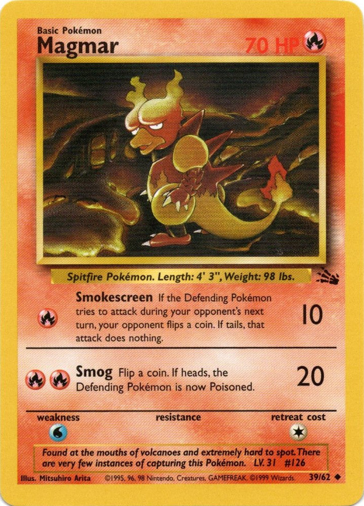 Pokemon | Magmar (39/62) [Fossil Unlimited] | The Nerd Merchant