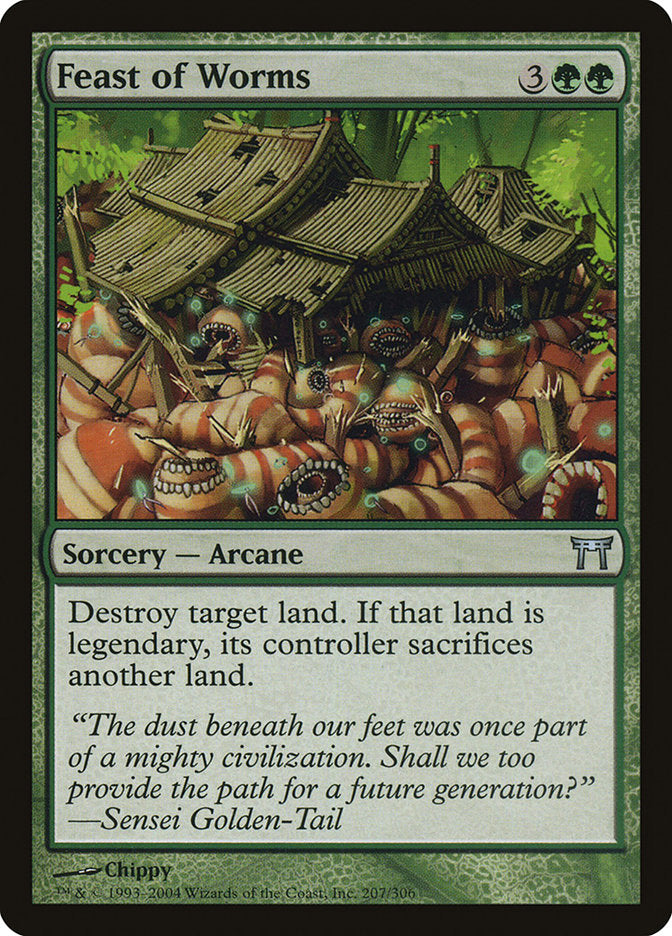 Magic | Feast of Worms [Champions of Kamigawa] | The Nerd Merchant