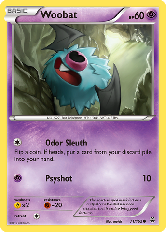 Pokemon | Woobat (71/162) [XY: BREAKthrough] | The Nerd Merchant