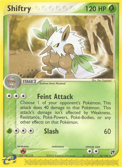 Pokemon | Shiftry (22/100) [EX: Sandstorm] | The Nerd Merchant