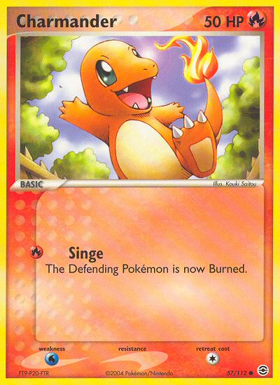Pokemon | Charmander (57/112) [EX: FireRed & LeafGreen] | The Nerd Merchant