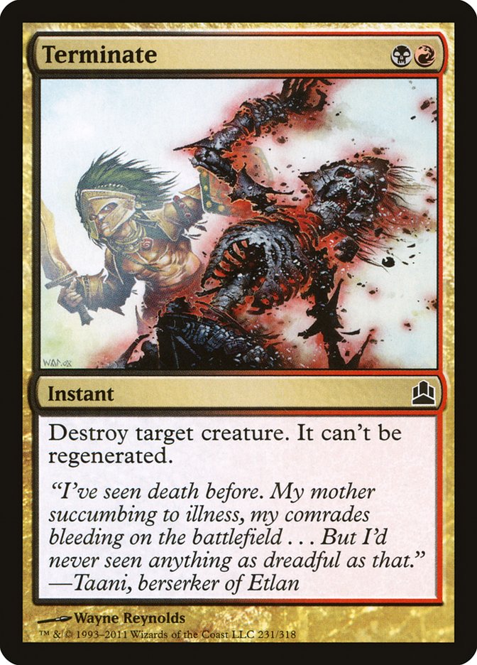 Magic | Terminate [Commander 2011] | The Nerd Merchant
