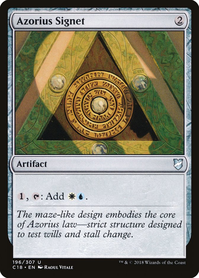 Magic | Azorius Signet [Commander 2018] | The Nerd Merchant