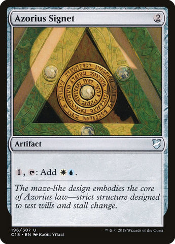 Magic | Azorius Signet [Commander 2018] | The Nerd Merchant