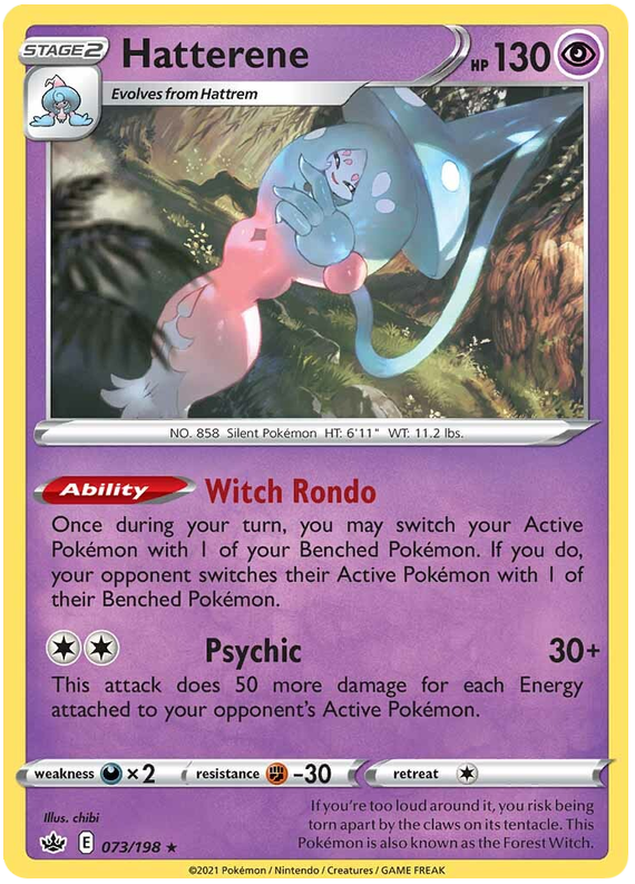 Pokemon | Hatterene (073/198) [Sword & Shield: Chilling Reign] | The Nerd Merchant