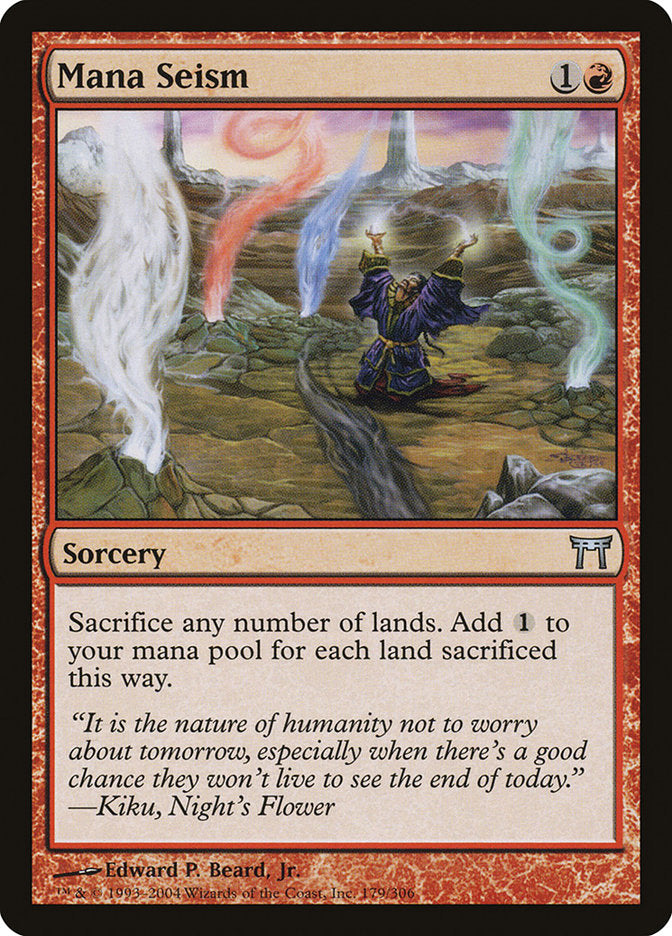 Magic | Mana Seism [Champions of Kamigawa] | The Nerd Merchant