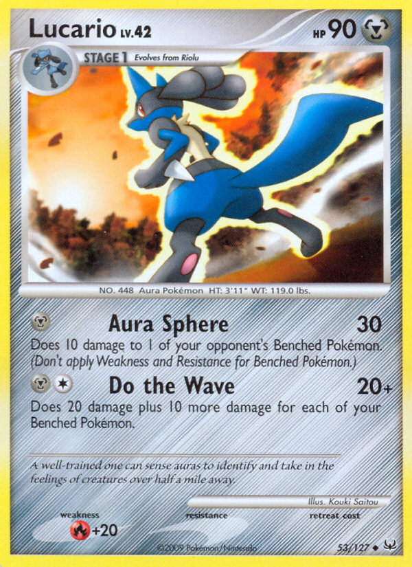 Pokemon | Lucario (53/127) [Platinum: Base Set] | The Nerd Merchant