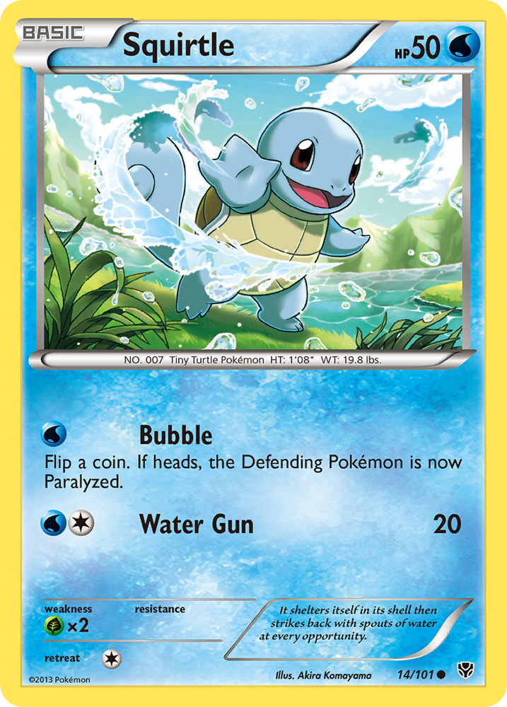 Pokemon | Squirtle (14/101) [Black & White: Plasma Blast] | The Nerd Merchant
