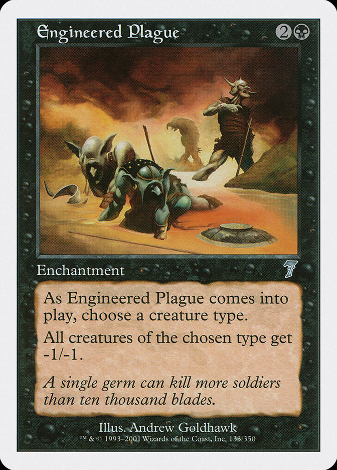 Magic | Engineered Plague [Seventh Edition] | The Nerd Merchant