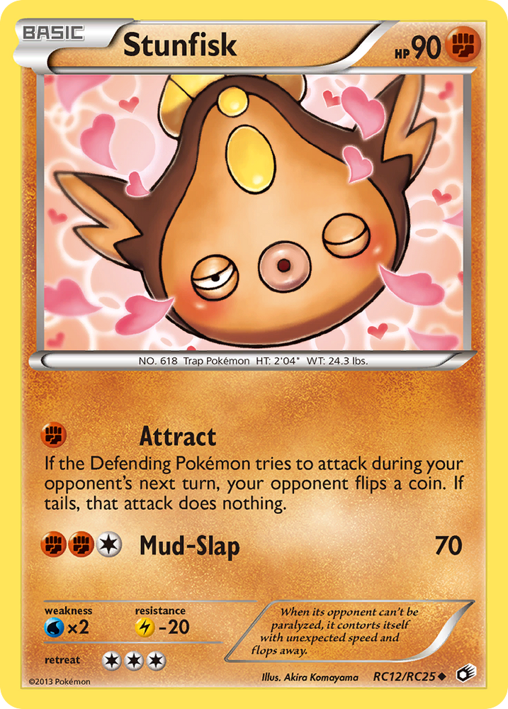 Pokemon | Stunfisk (RC12/RC25) [Black & White: Legendary Treasures] | The Nerd Merchant