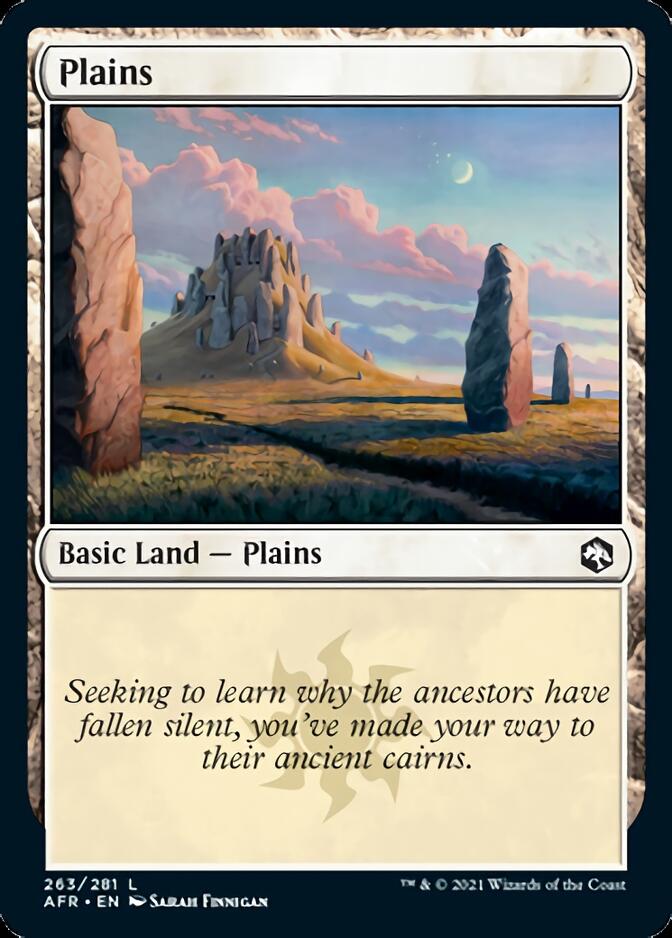Magic | Plains (263) [Dungeons & Dragons: Adventures in the Forgotten Realms] | The Nerd Merchant