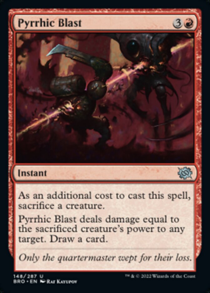 Magic | Pyrrhic Blast [The Brothers' War] | The Nerd Merchant