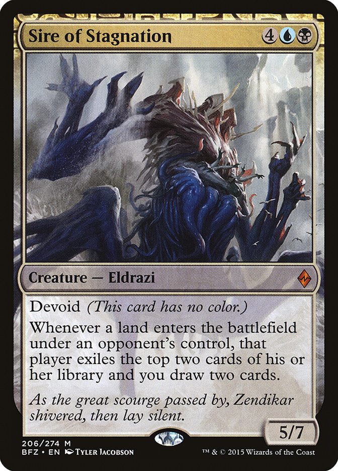 Magic | Sire of Stagnation [Battle for Zendikar] | The Nerd Merchant