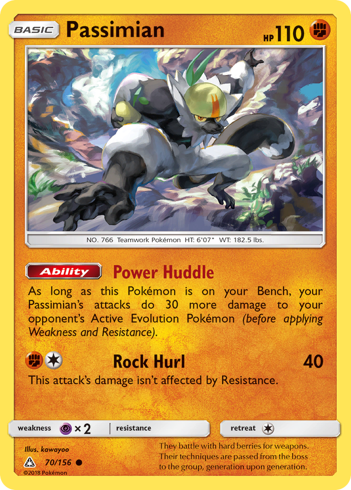 Pokemon | Passimian (70/156) [Sun & Moon: Ultra Prism] | The Nerd Merchant