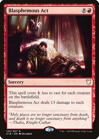 Magic | Blasphemous Act [Commander 2018] | The Nerd Merchant